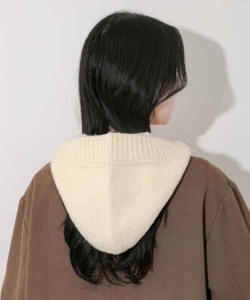 SMELLY(スメリー)の「ニットキャップボンネット(ニットキャップ/ビーニー・レディース・ブラック/アイボリー・-)」の17枚目の写真