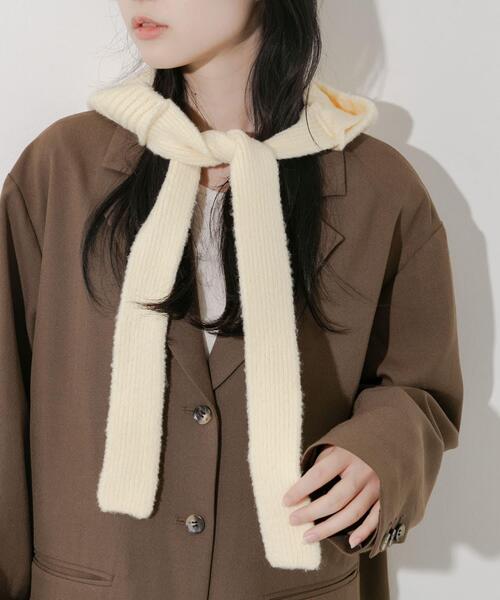 SMELLY(スメリー)の「ニットキャップボンネット(ニットキャップ/ビーニー・レディース・ブラック/アイボリー・-)」の16枚目の写真