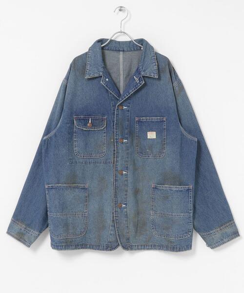 BIG MAC(ビッグマック)の「BIG MAC DENIM COVERALL(カバーオール・メンズ・ライトインディゴブルー・LARGE/MEDIUM)」の7枚目の写真