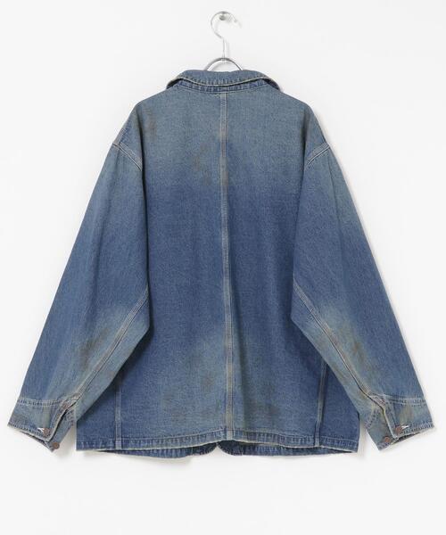 BIG MAC(ビッグマック)の「BIG MAC DENIM COVERALL(カバーオール・メンズ・ライトインディゴブルー・LARGE/MEDIUM)」の4枚目の写真