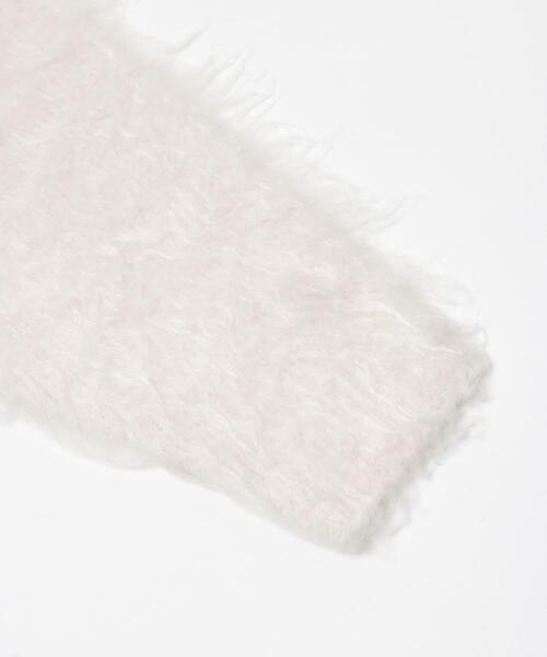 URBAN RESEARCH ROSSO WOMEN（アーバンリサーチ　ロッソ）の「Mewl　ファーカーディガン（カーディガン/ボレロ・レディース・オフホワイト/ブルー/ブラック・FREE）」の13枚目の写真