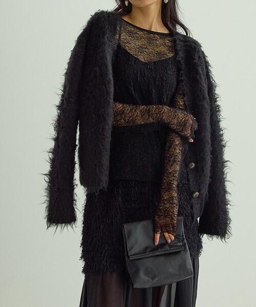 アーバンリサーチ ロッソ（URBAN RESEARCH ROSSO）/Mewl　ファーカーディガン セール】Mewl ファーカーディガン（カーディガン/ボレロ）｜URBAN