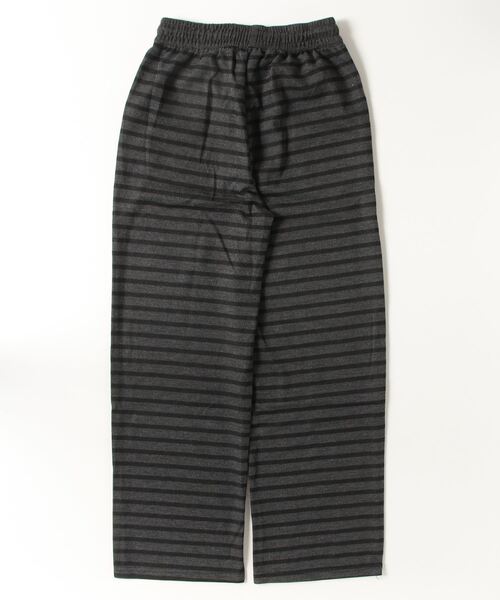 Vini（ヴィニ）の「ユニセックスボーダースウェットパンツ（スウェットパンツ・レディース・ダークグレー/ライトグレー・MEDIUM）」の6枚目の写真