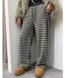 Vini | ユニセックスボーダースウェットパンツ(スウェットパンツ)