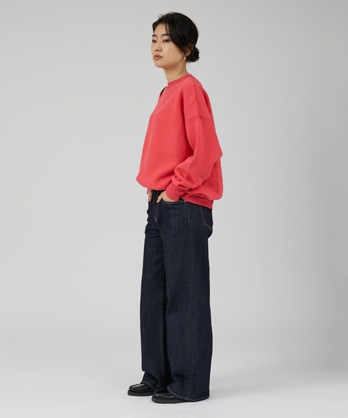 TICCA(ティッカ)の「【TICCA/ティッカ】ダウニーウラケプルオーバー/裏起毛/スウェット(スウェット・レディース・チャコールグレー/レッド・フリー)」の12枚目の写真