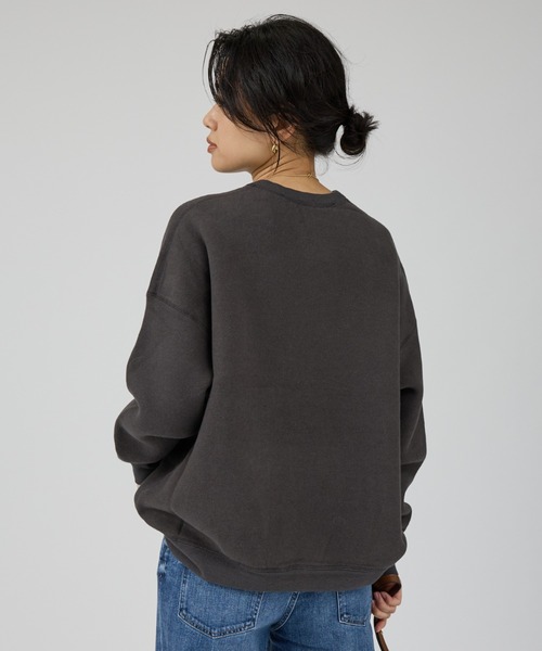 TICCA(ティッカ)の「【TICCA/ティッカ】ダウニーウラケプルオーバー/裏起毛/スウェット(スウェット・レディース・チャコールグレー/レッド・フリー)」の10枚目の写真