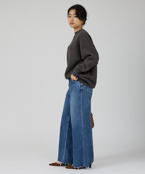 TICCA(ティッカ)の「【TICCA/ティッカ】ダウニーウラケプルオーバー/裏起毛/スウェット(スウェット・レディース・チャコールグレー/レッド・フリー)」の19枚目の写真