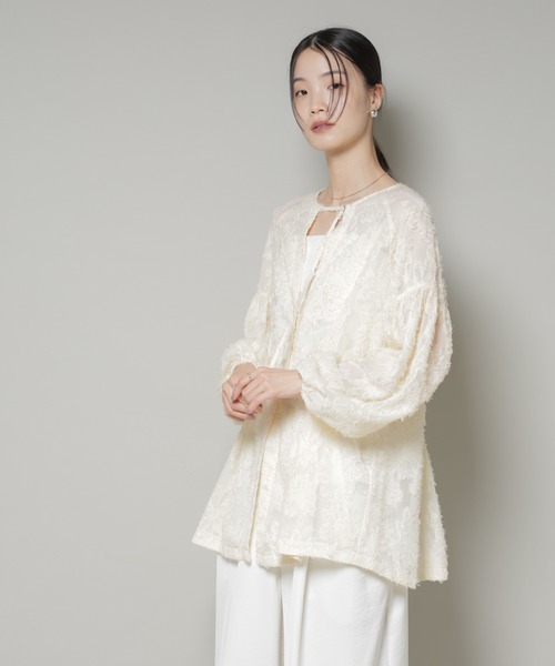 セール】前後2wayジャガードブラウス（シャツ/ブラウス）｜NANO
