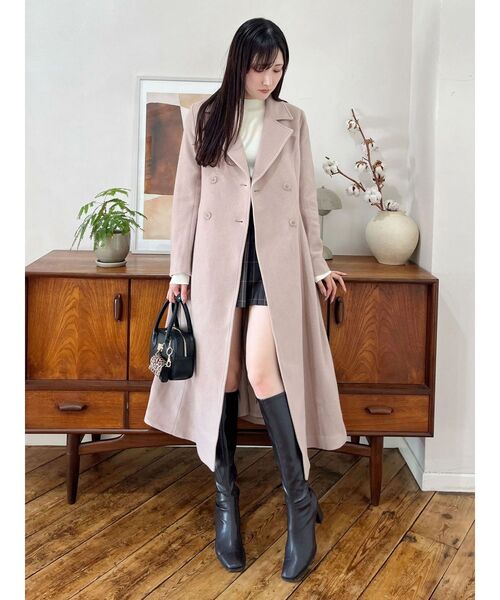 MERCURYDUO（マーキュリーデュオ）の「ストレッチロングブーツ（ブーツ・レディース・ダークブラウン/ブラック・36/38）」の8枚目の写真