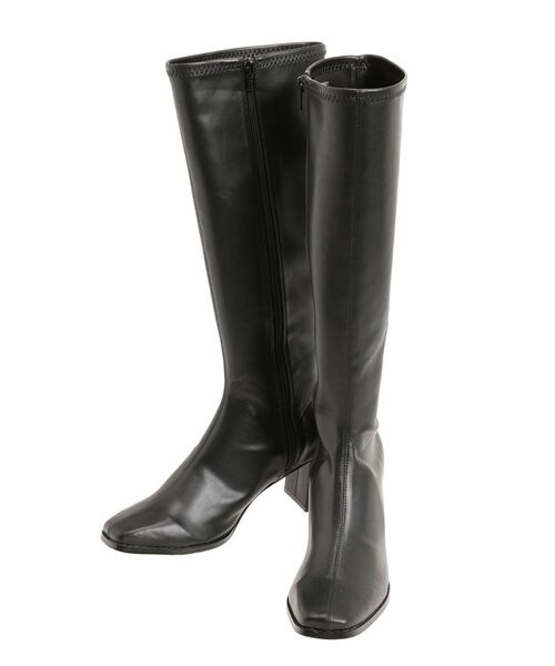 MERCURYDUO（マーキュリーデュオ）の「ストレッチロングブーツ（ブーツ・レディース・ダークブラウン/ブラック・36/38）」の17枚目の写真