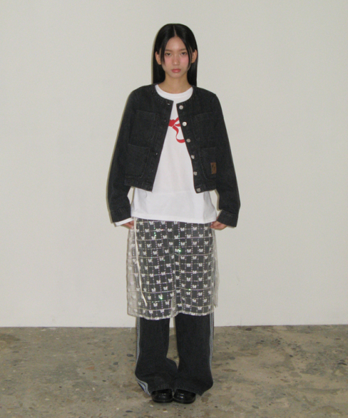 RONRON（ロンロン）の「EMBO HEART RIBBON BASIC FIT LONG SLEEVE WHITE（Tシャツ/カットソー・レディース・その他・FREE）」の5枚目の写真