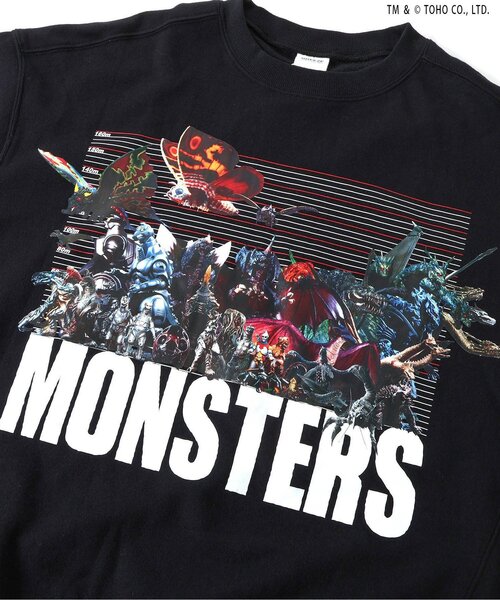 BREEZE(ブリーズ)の「【ゴジラ】70周年歴代ゴジラ&怪獣トレーナー(大人)(スウェット・メンズ・その他12/その他11・MEDIUM/LARGE)」の8枚目の写真