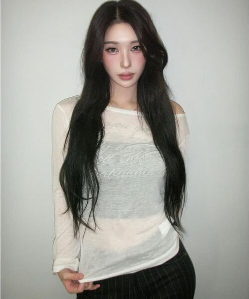 GILAARCHIVE(ギラアーカイブ)の「LETTERING SHEER LONG SLEEVE_WH(Tシャツ/カットソー・レディース・その他・FREE)」の18枚目の写真