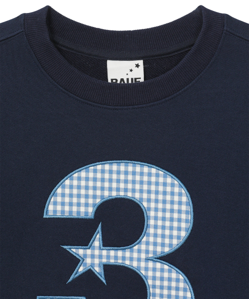 BAUF（バウフ）の「3ロゴエンジェルスウェット [ネイビー]（スウェット・レディース・その他・MEDIUM/LARGE）」の3枚目の写真