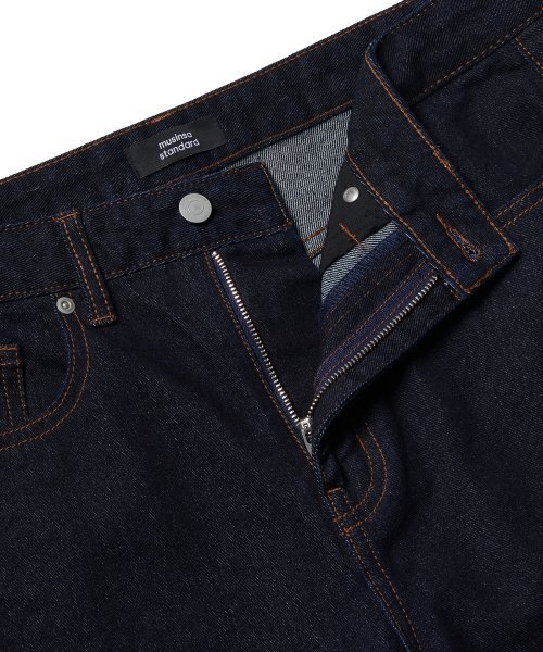MUSINSA STANDARD（ムシンサスタンダード）の「ルーズストレートデニムパンツ [ディープインディゴ]（デニムパンツ・メンズ・その他・40/38/42/34/28/29/32/30/31/33/26/27/36）」の7枚目の写真