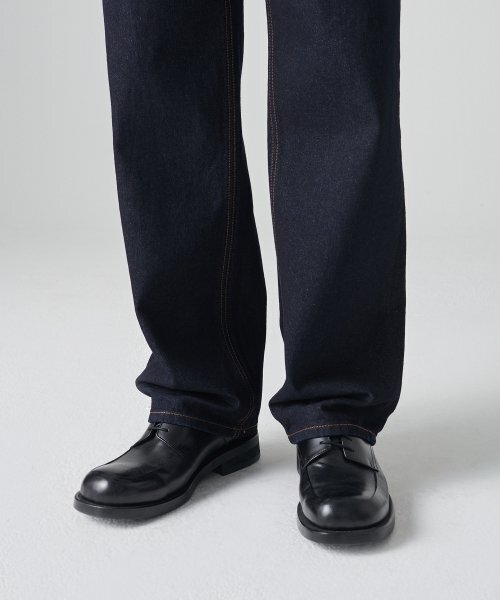 MUSINSA STANDARD（ムシンサスタンダード）の「ルーズストレートデニムパンツ [ディープインディゴ]（デニムパンツ・メンズ・その他・40/38/42/34/28/29/32/30/31/33/26/27/36）」の10枚目の写真