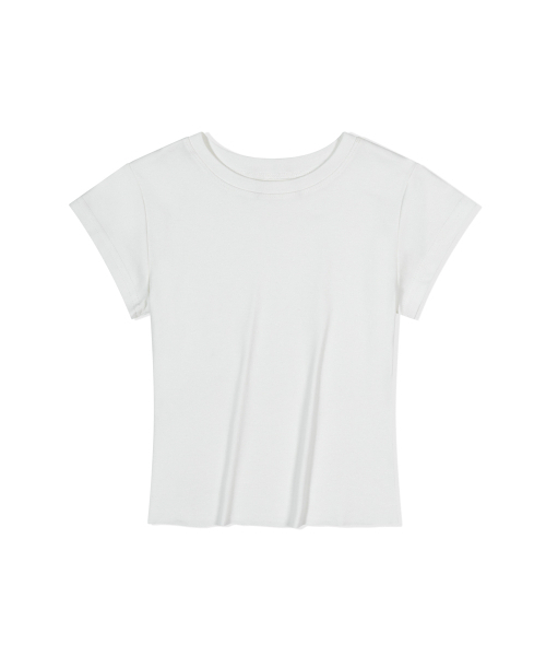 MOAA(モア)の「Ashline Tee (WHITE)(Tシャツ/カットソー・レディース・その他・SMALL/MEDIUM/LARGE)」の1枚目の写真