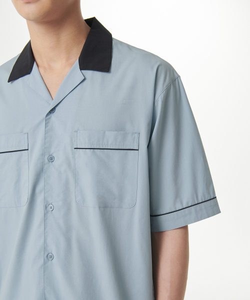 MUSINSA STANDARD（ムシンサスタンダード）の「リラックスドボウリングシャツ [クラウディブルー]（シャツ/ブラウス・メンズ・その他・LARGE/X-LARGE/XX-LARGE/MEDIUM）」の5枚目の写真