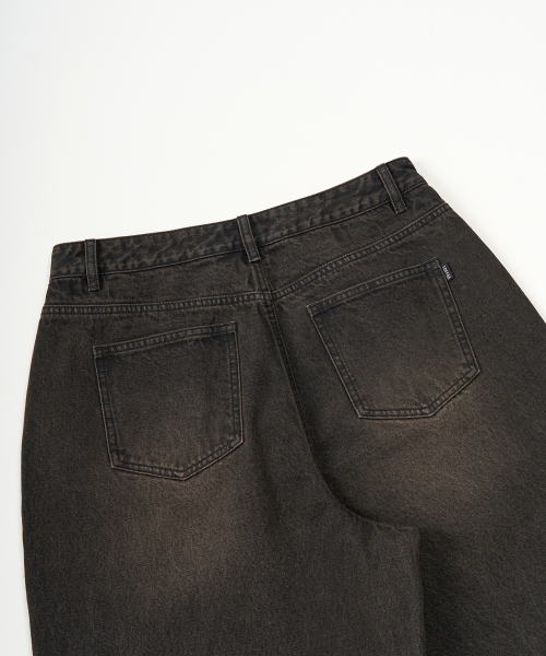 TOFFEE（トフィー）の「ダンボデニムパンツ(SAND BLACK)（デニムパンツ・メンズ・その他・SMALL/MEDIUM/LARGE/X-LARGE/X-SMALL）」の4枚目の写真