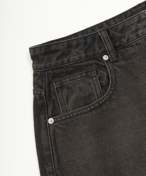 TOFFEE（トフィー）の「ダンボデニムパンツ(SAND BLACK)（デニムパンツ・メンズ・その他・SMALL/MEDIUM/LARGE/X-LARGE/X-SMALL）」の5枚目の写真