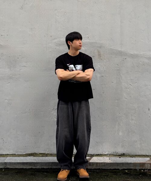 TOFFEE（トフィー）の「ダンボデニムパンツ(SAND BLACK)（デニムパンツ・メンズ・その他・SMALL/MEDIUM/LARGE/X-LARGE/X-SMALL）」の11枚目の写真