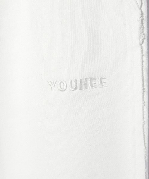 YOUHEE（ユヒ）の「YOUHEE WIDE JOGGER PANTS WHITE（スウェットパンツ・レディース・その他・FREE）」の5枚目の写真