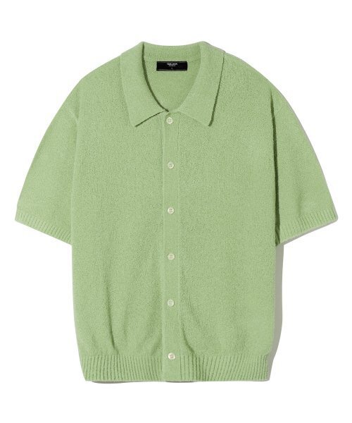 TRILLION(トリリオン)の「ウォッシャブルブックルカラー 半袖ニット(LIGHT GREEN)(Tシャツ/カットソー・レディース・その他・MEDIUM/LARGE/X-LARGE)」の4枚目の写真