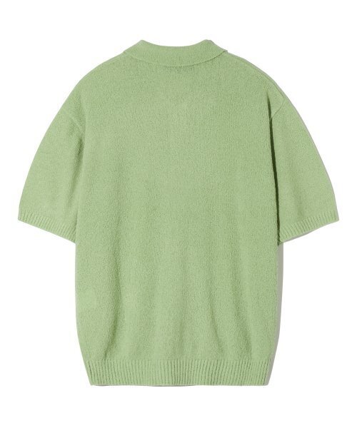 TRILLION(トリリオン)の「ウォッシャブルブックルカラー 半袖ニット(LIGHT GREEN)(Tシャツ/カットソー・レディース・その他・MEDIUM/LARGE/X-LARGE)」の10枚目の写真