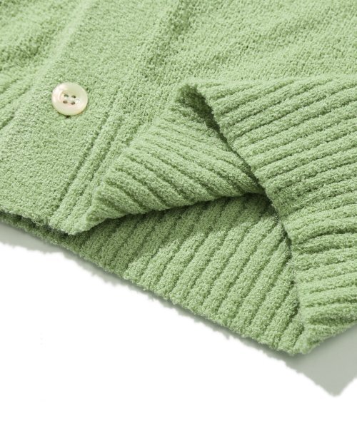 TRILLION(トリリオン)の「ウォッシャブルブックルカラー 半袖ニット(LIGHT GREEN)(Tシャツ/カットソー・レディース・その他・MEDIUM/LARGE/X-LARGE)」の5枚目の写真