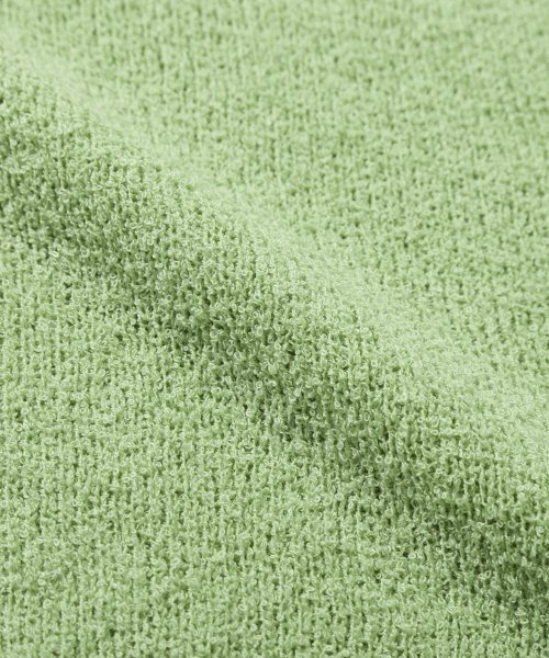 TRILLION(トリリオン)の「ウォッシャブルブックルカラー 半袖ニット(LIGHT GREEN)(Tシャツ/カットソー・レディース・その他・MEDIUM/LARGE/X-LARGE)」の6枚目の写真