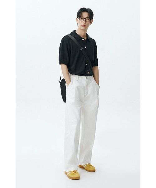 TRILLION(トリリオン)の「ウォッシャブルブックルカラー 半袖ニット(LIGHT GREEN)(Tシャツ/カットソー・レディース・その他・MEDIUM/LARGE/X-LARGE)」の7枚目の写真