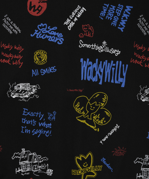 Wacky WiLLy(ワッキーウィリー)の「キキオールオーバーグラフィックフードブラック(パーカー・レディース・その他・SMALL/MEDIUM/LARGE/X-LARGE)」の5枚目の写真