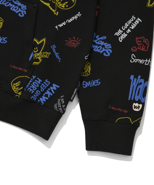 Wacky WiLLy(ワッキーウィリー)の「キキオールオーバーグラフィックフードブラック(パーカー・レディース・その他・SMALL/MEDIUM/LARGE/X-LARGE)」の6枚目の写真
