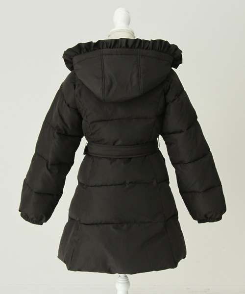 ビッグボウタイリボンAラインフェイクダウンコート【中綿】（その他