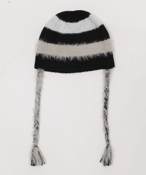 WEGO（ウィゴー）の「WEGO/ラメラインニットキャップ（ニットキャップ/ビーニー・レディース・ブラック/ホワイト/ベージュ・FREE）」の10枚目の写真