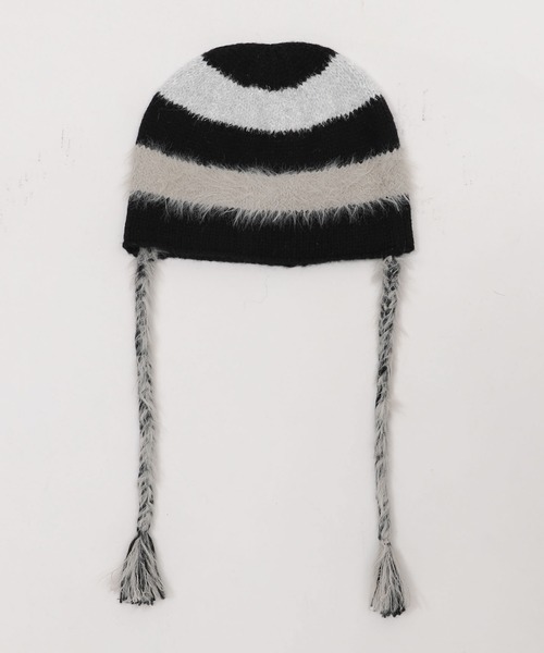 WEGO（ウィゴー）の「WEGO/ラメラインニットキャップ（ニットキャップ/ビーニー・レディース・ブラック/ホワイト/ベージュ・FREE）」の11枚目の写真