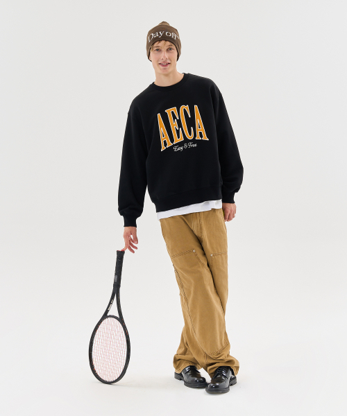 AECA（エイカ）の「AECA ARCH FELT SWEAT SHIRTS-BLACK（スウェット・レディース・その他・SMALL/MEDIUM/LARGE/X-LARGE）」の8枚目の写真