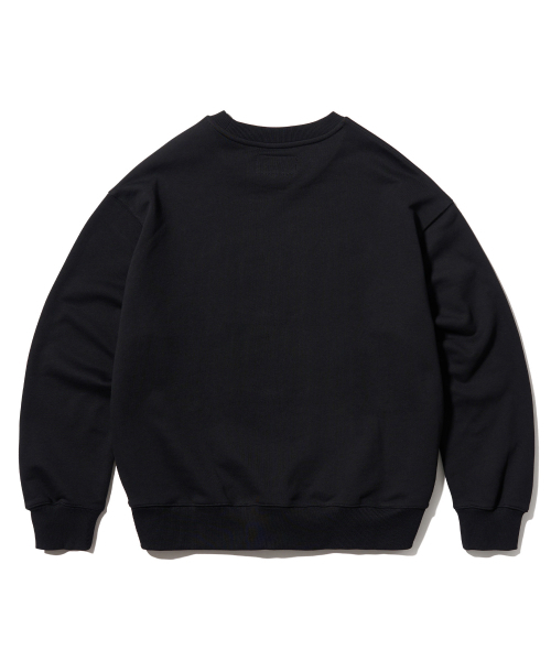 AECA（エイカ）の「AECA ARCH FELT SWEAT SHIRTS-BLACK（スウェット・レディース・その他・SMALL/MEDIUM/LARGE/X-LARGE）」の2枚目の写真