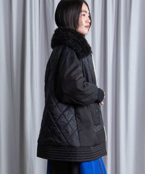 MARECHAL TERRE(マルシャルテル)の「キルティングブルゾン(ブルゾン・レディース・ブラック/アイボリー/チャコールグレー/カーキ・MEDIUM)」の17枚目の写真