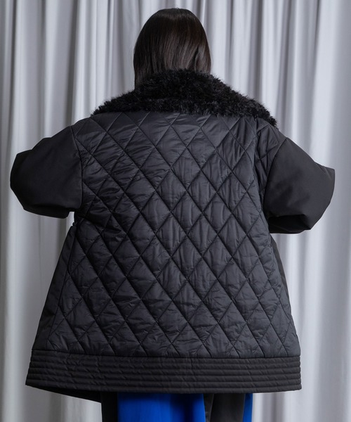 MARECHAL TERRE(マルシャルテル)の「キルティングブルゾン(ブルゾン・レディース・ブラック/アイボリー/チャコールグレー/カーキ・MEDIUM)」の18枚目の写真