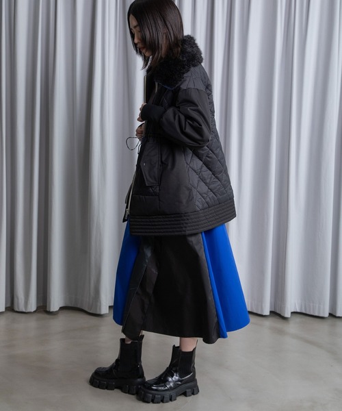 MARECHAL TERRE(マルシャルテル)の「キルティングブルゾン(ブルゾン・レディース・ブラック/アイボリー/チャコールグレー/カーキ・MEDIUM)」の20枚目の写真