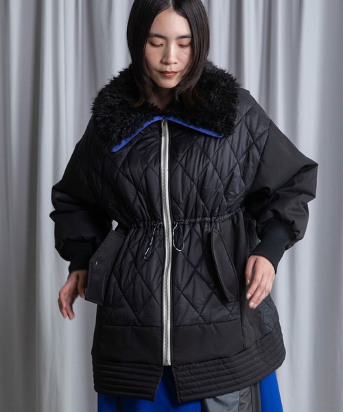 MARECHAL TERRE(マルシャルテル)の「キルティングブルゾン(ブルゾン・レディース・ブラック/アイボリー/チャコールグレー/カーキ・MEDIUM)」の19枚目の写真