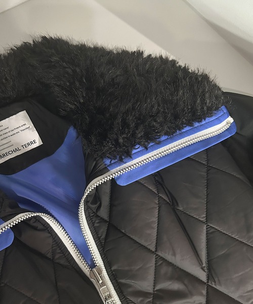 MARECHAL TERRE(マルシャルテル)の「キルティングブルゾン(ブルゾン・レディース・ブラック/アイボリー/チャコールグレー/カーキ・MEDIUM)」の22枚目の写真