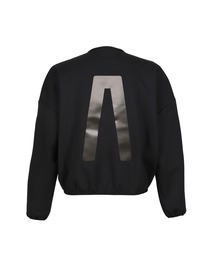ATHLETICS SUEDE FLEECE CREWNECK
