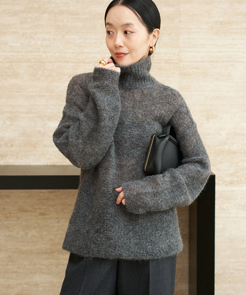 plage（プラージュ）の「Fur ボリュームソデ プルオーバー◇（ニット