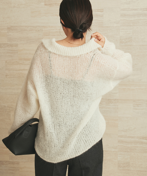 Plage ALPACA MIX BUTTON ニット　新品タグ付き plage｜ALPACA MIX BUTTON ニット | Rakuten Fashion(楽天ファッション