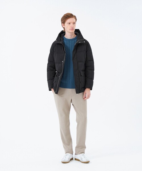 MACKINTOSH PHILOSOPHY(マッキントッシュ フィロソフィー)の「メモリーストレッチ フーデッドダウンブルゾン(ダウンジャケット/コート・メンズ・ブラック/ダークネイビー/ベージュ系その他・40/38/42)」の18枚目の写真