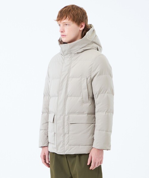 MACKINTOSH PHILOSOPHY(マッキントッシュ フィロソフィー)の「メモリーストレッチ フーデッドダウンブルゾン(ダウンジャケット/コート・メンズ・ブラック/ダークネイビー/ベージュ系その他・40/38/42)」の14枚目の写真