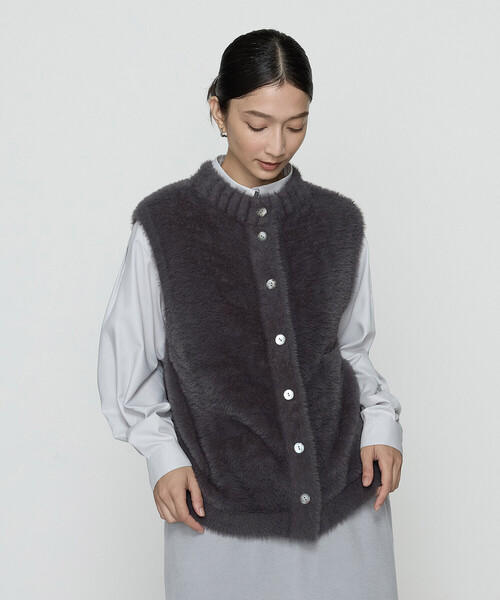 マイクロナイロンフェザーヤーン 2WAYベスト（ベスト）｜Gabardine K.T