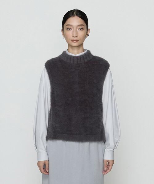 マイクロナイロンフェザーヤーン 2WAYベスト（ベスト）｜Gabardine K.T